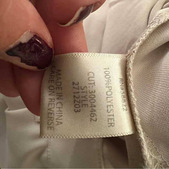 Max Studio Cream Trousers Size Large - Picture 6 of 7